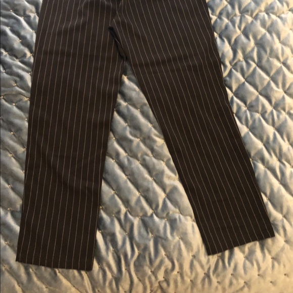Tiger Mist Black Pinstripe Pants - Picture 4 of 4